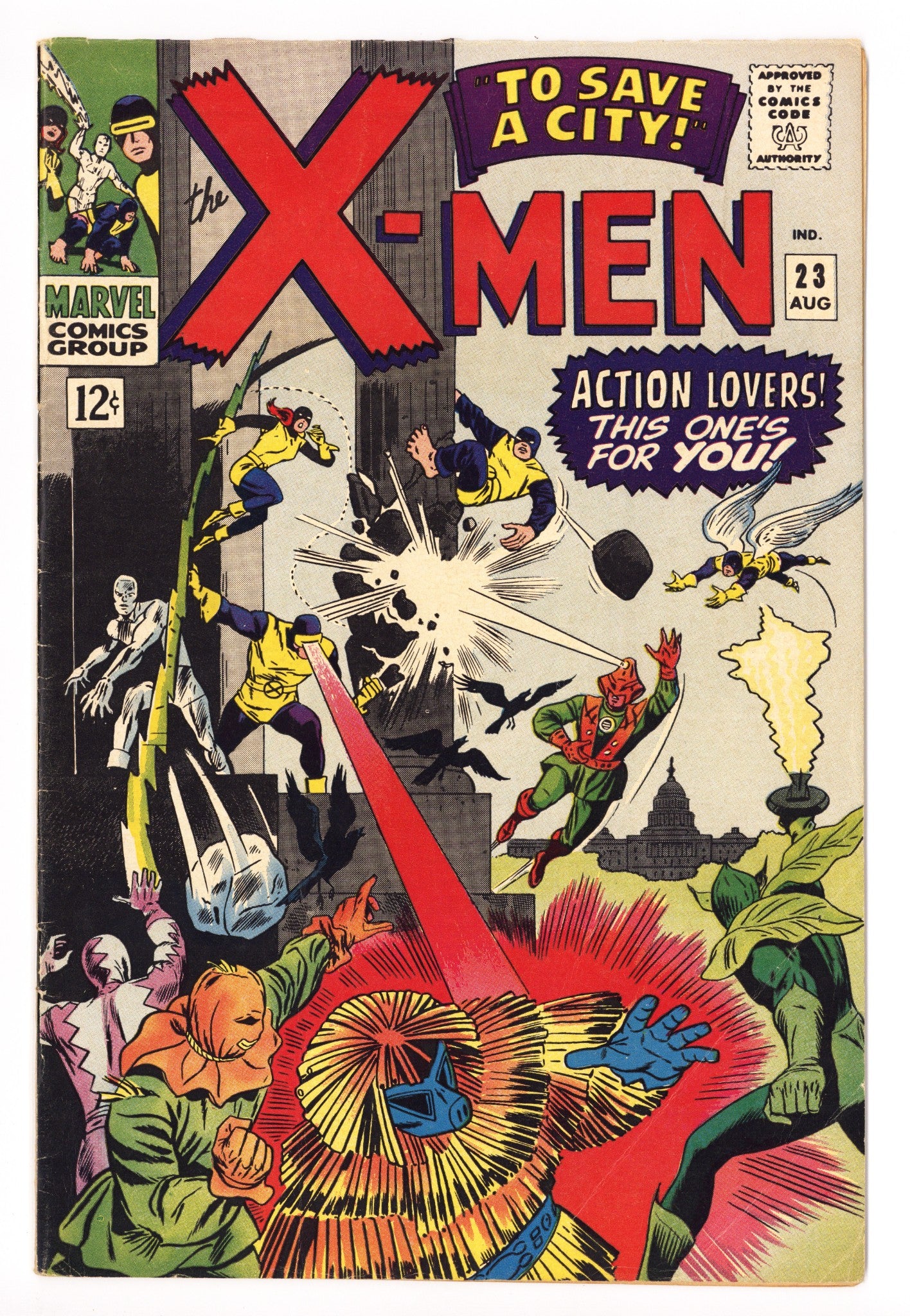 The X-Men Vol 1 23 FN- (5.5) (1966) 