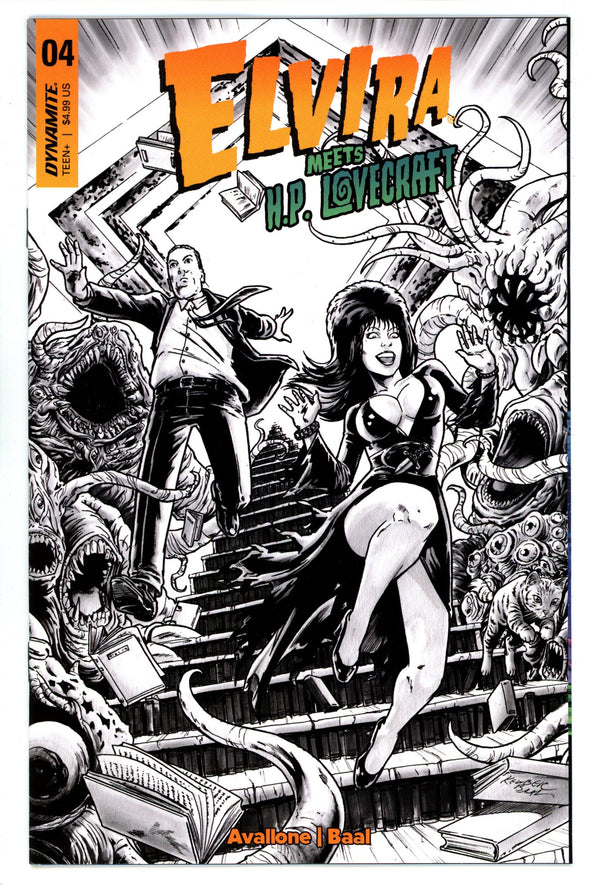 Elvira Meets Hp Lovecraft 4 Baal Line Art Incentive Variant (2024)