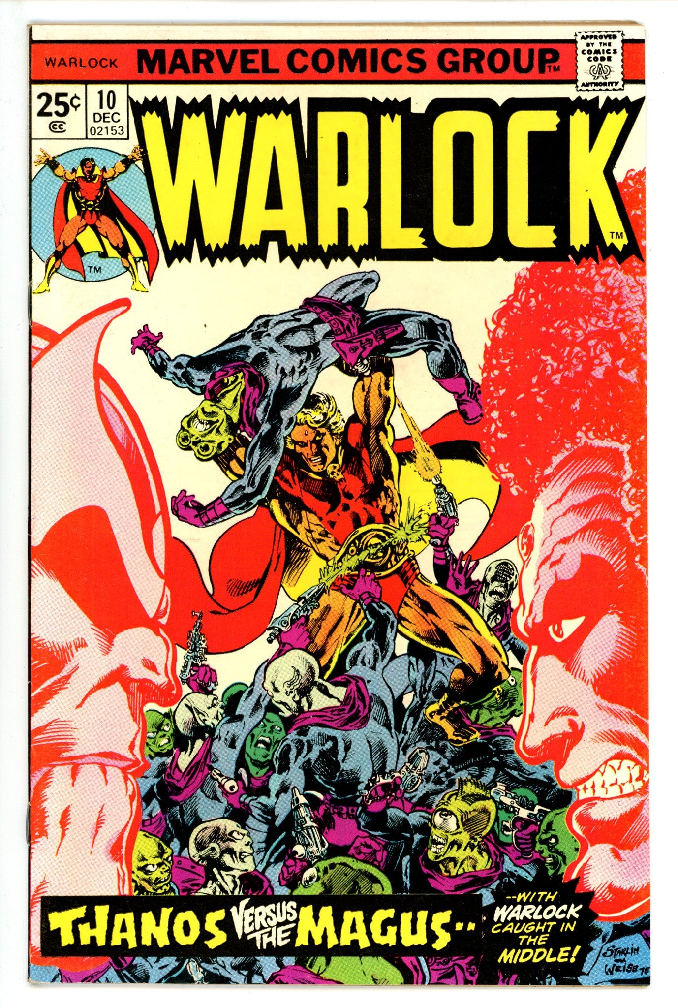 Warlock Vol 1 10 VF- (7.5) (1975) 