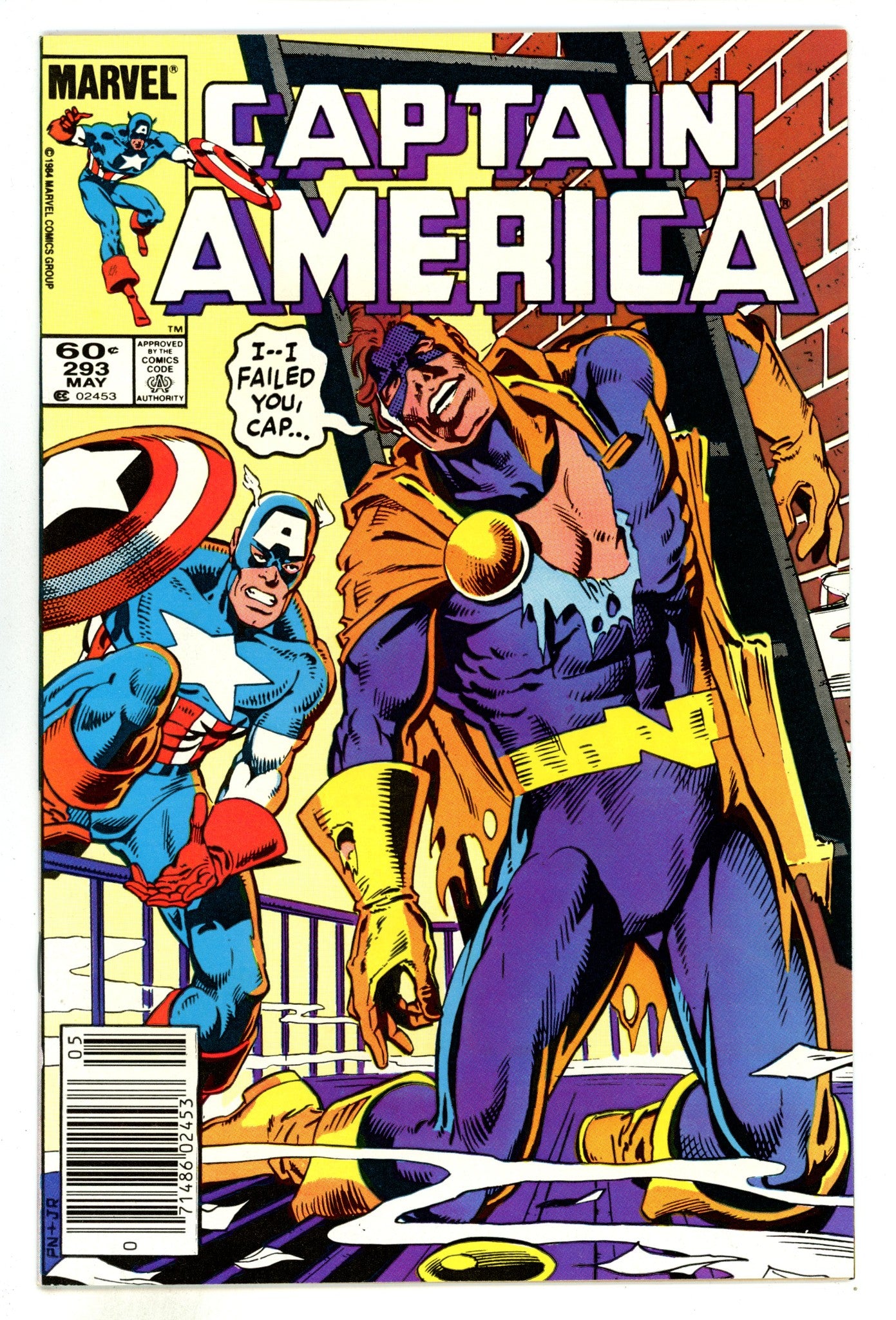 Captain America Vol 1 293 High Grade (1984) Newsstand 
