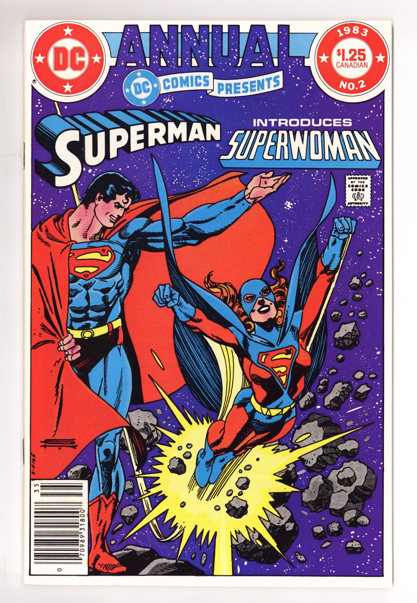 DC Comics Presents Annual Vol 1 2 VF/NM (9.0) (1983) Canadian Price Variant 
