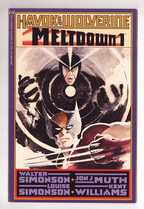 Havok & Wolverine - Meltdown 1 High Grade (1988)