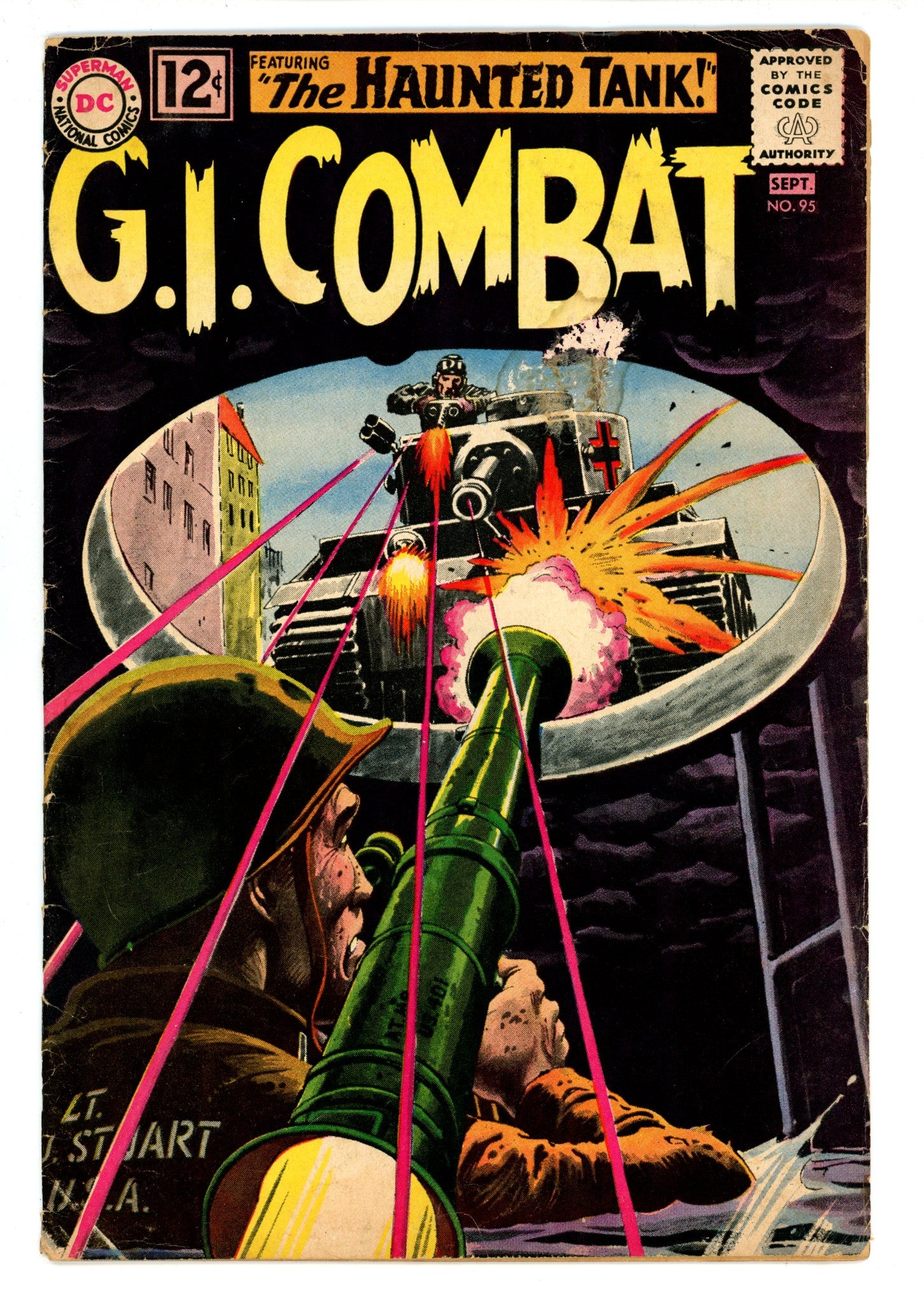 G.I. Combat Vol 1 95 GD+ (2.5) (1962) 