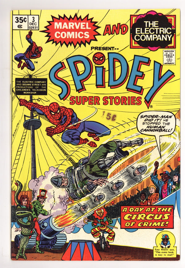 Spidey Super Stories 3 FN/VF (7.0) (1974)
