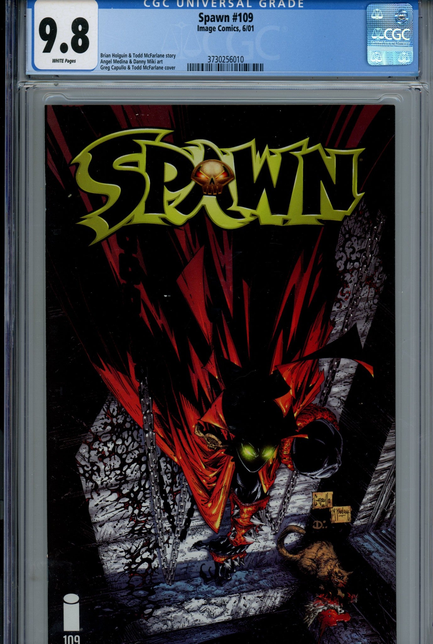 Spawn 109 CGC 9.8 (NM/M) (2001) 