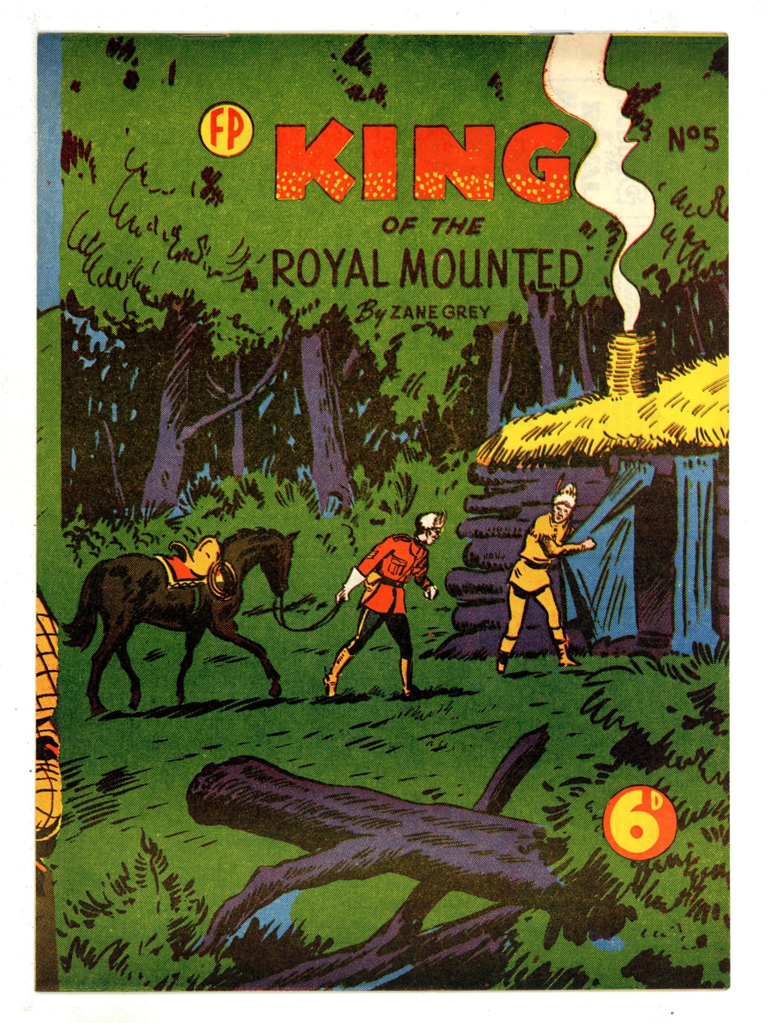 King of the Royal Mounted 5 FN+ (6.5) (1950) 