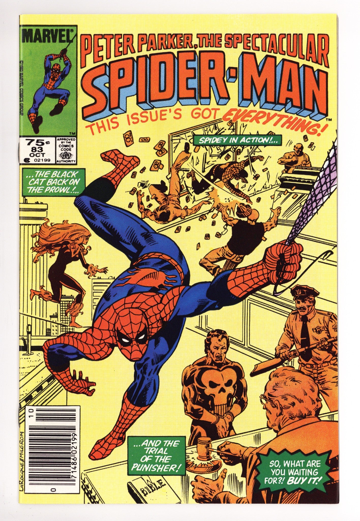 The Spectacular Spider-Man Vol 1 83 NM- (9.2) (1983) Canadian Price Variant 