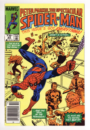 The Spectacular Spider-Man Vol 1 83 NM- (9.2) (1983) Canadian Price Variant