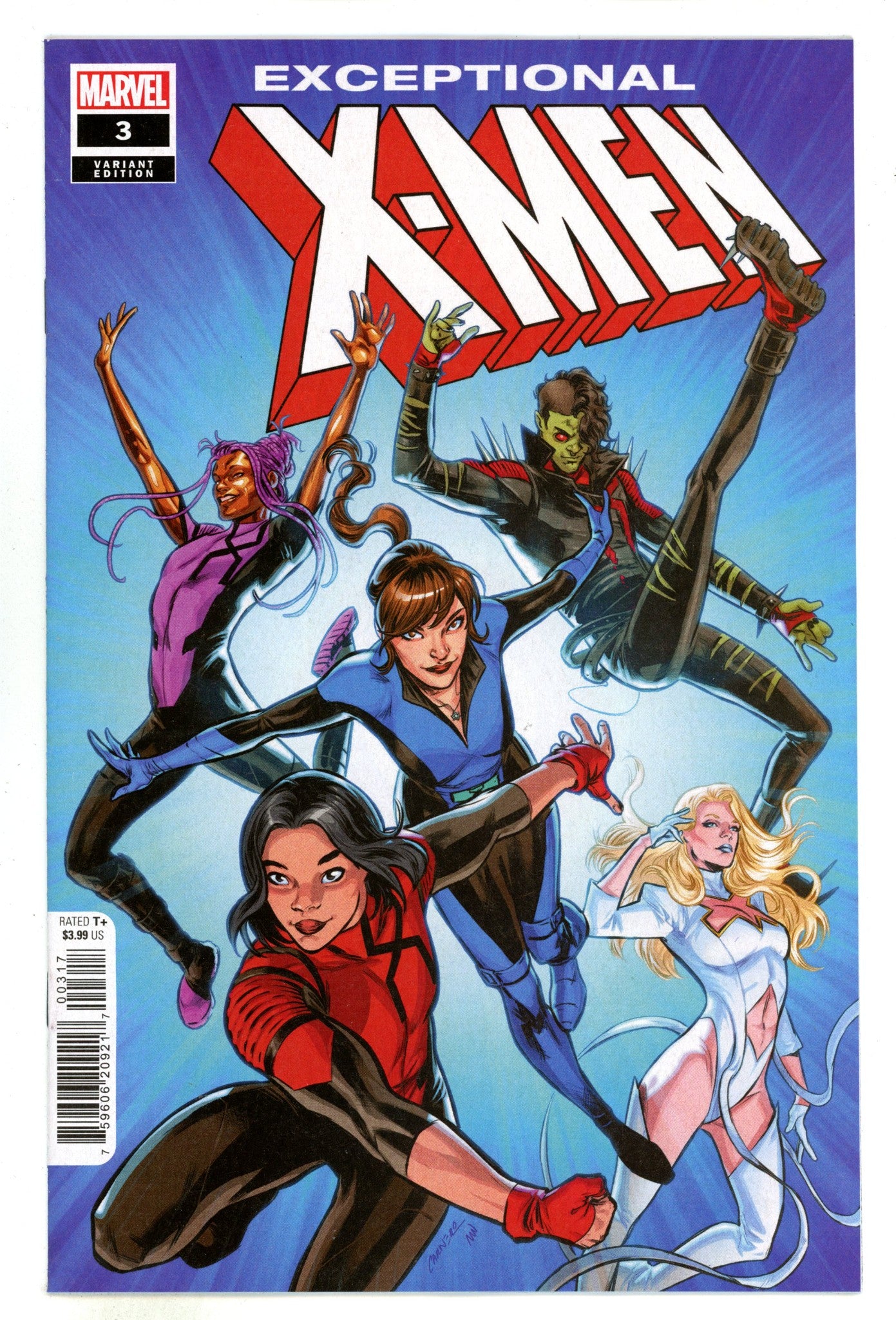 Exceptional X-Men 3 Carnero Incentive Variant NM- (2024)