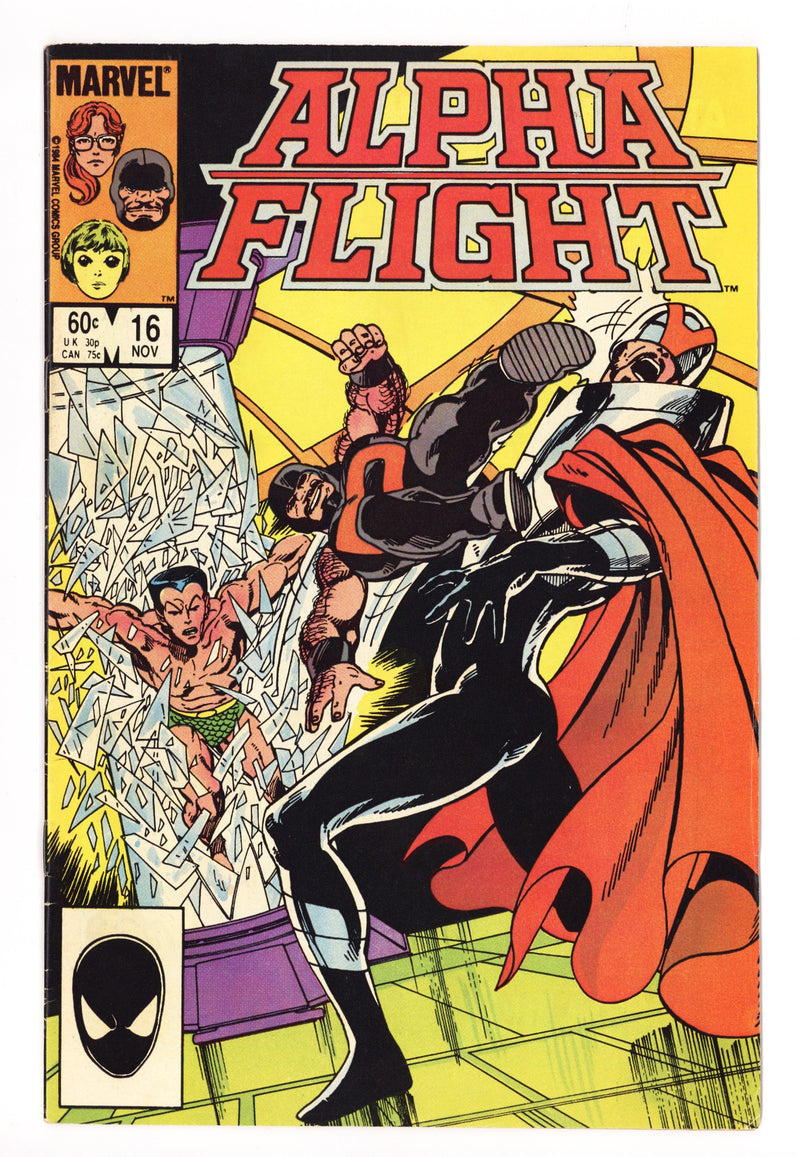 Alpha Flight Vol 1 15 Low Grade (1984) Signed x1 1st Page Bob Wiacek 