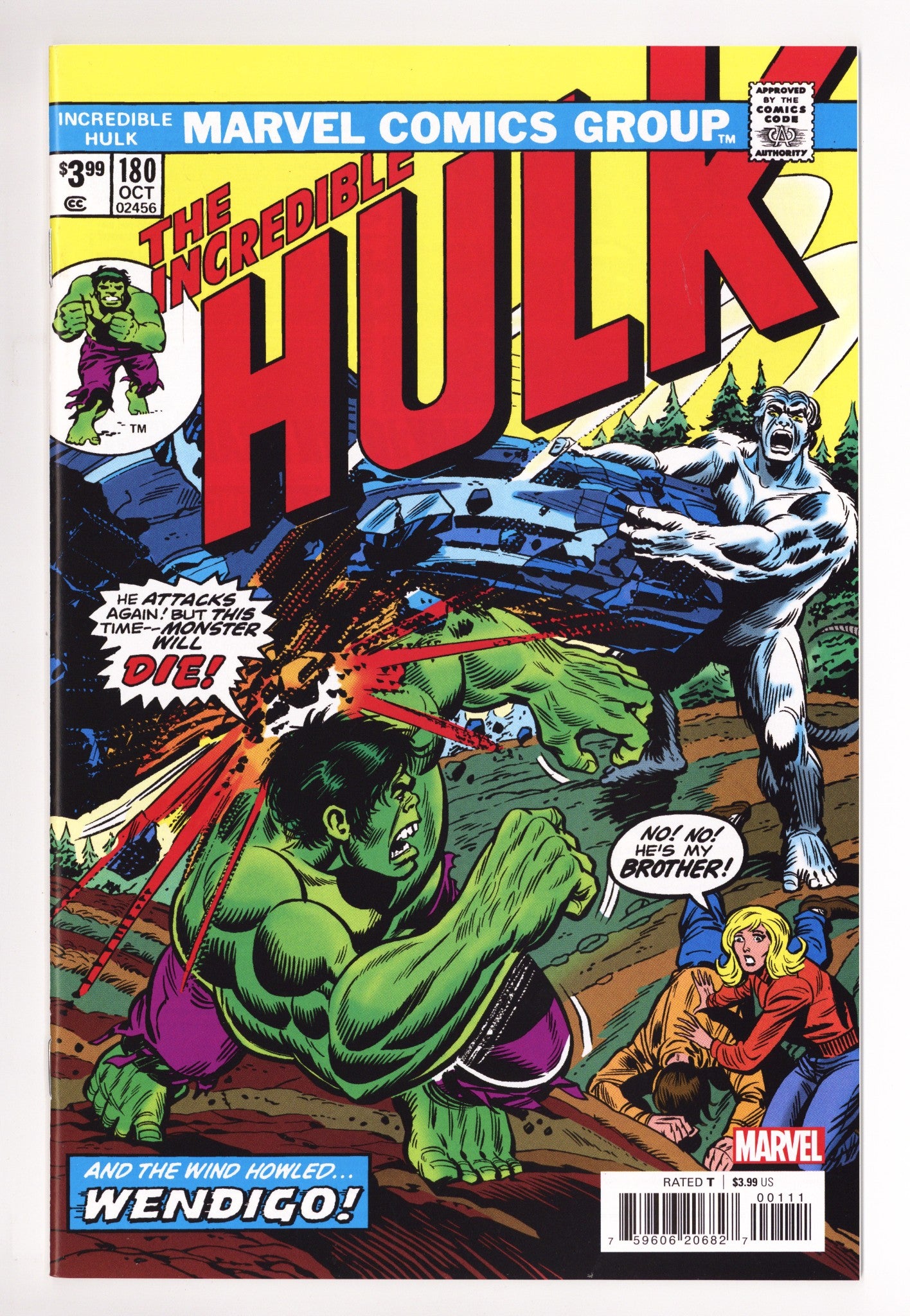 Incredible Hulk No. 180 Facsimile Edition [nn] High Grade (2023) 
