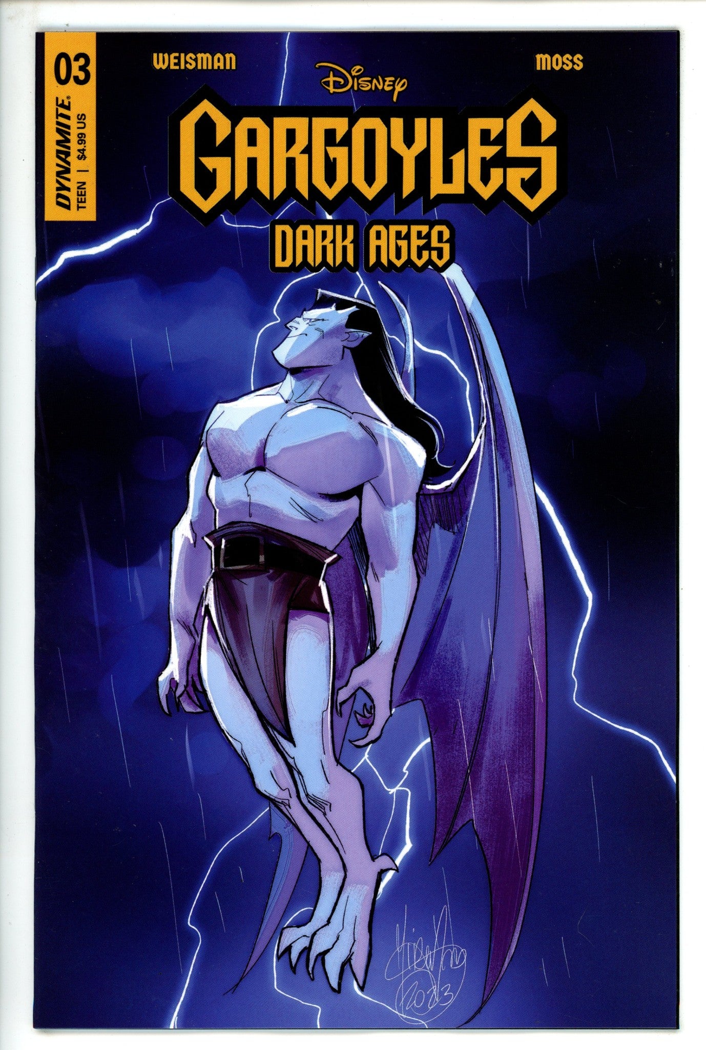 Gargoyles Dark Ages 3 Andolfo Variant (2023)