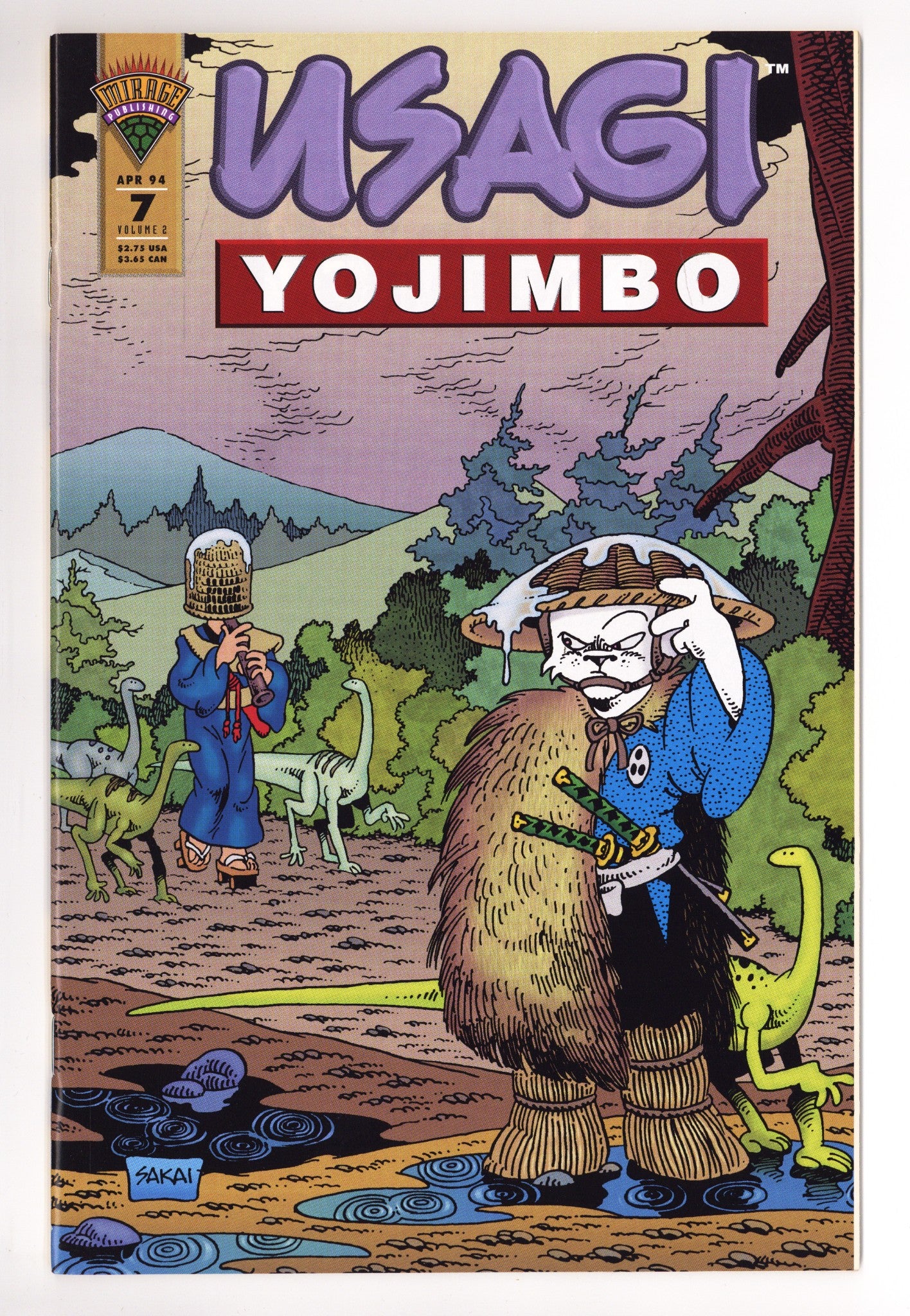 Usagi Yojimbo Vol 2 7 Mid Grade (1994) 