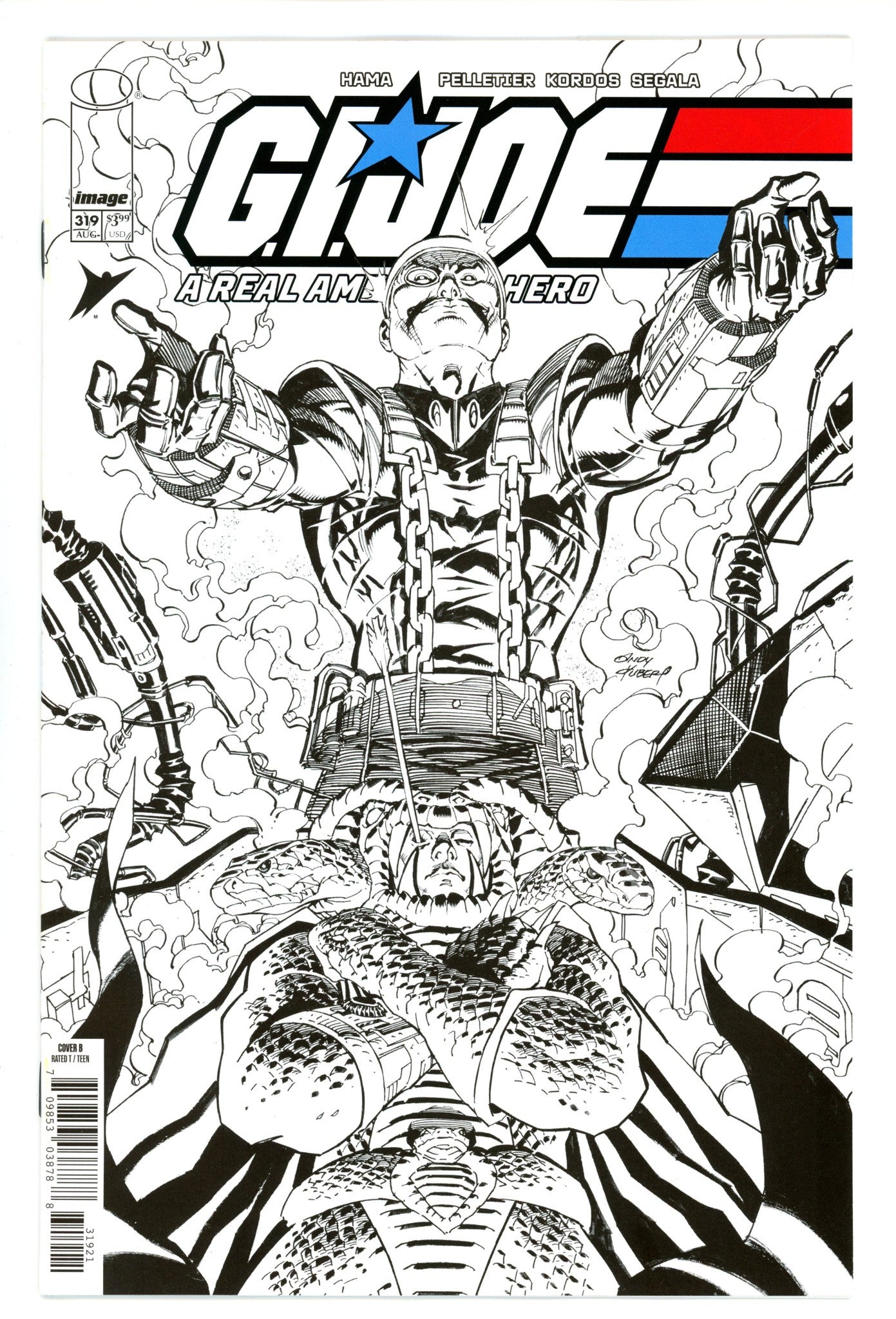 G.I. Joe a Real American Hero 319 Kubert B&W Variant (2025)
