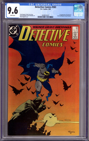 Detective Comics Vol 1 583 CGC 9.6 (NM+) (1988)