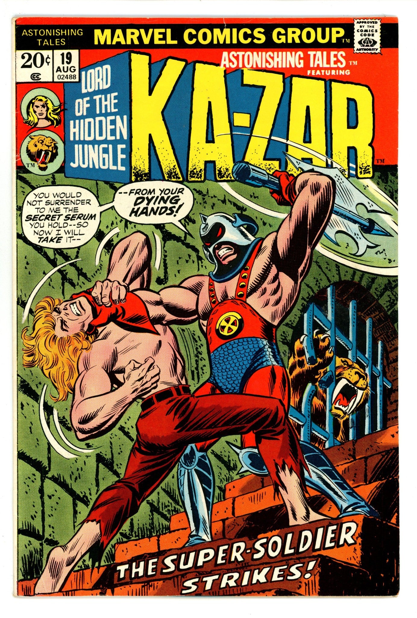 Astonishing Tales Vol 1 19 FN/VF (7.0) (1973) 