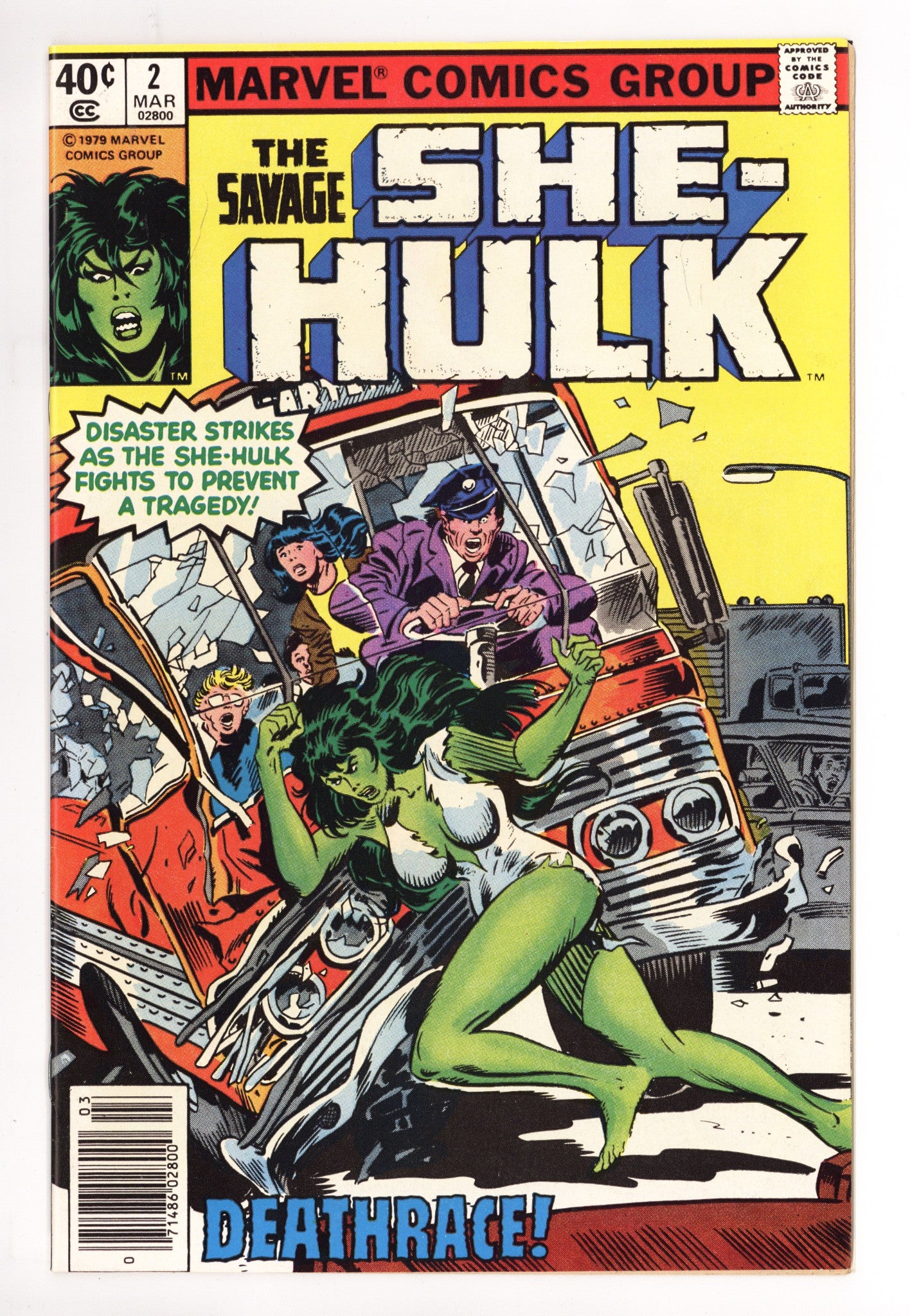 The Savage She-Hulk   2  VF+ (8.5)   (1980)     Newsstand  