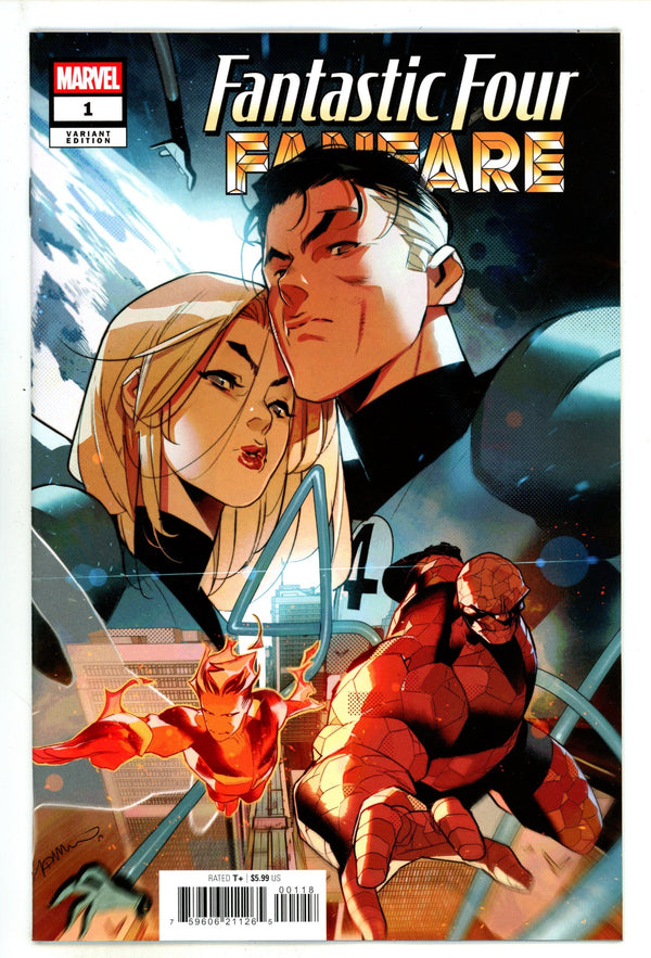 Fantastic Four Fanfare 1 Meo Incentive Variant NM (2025)