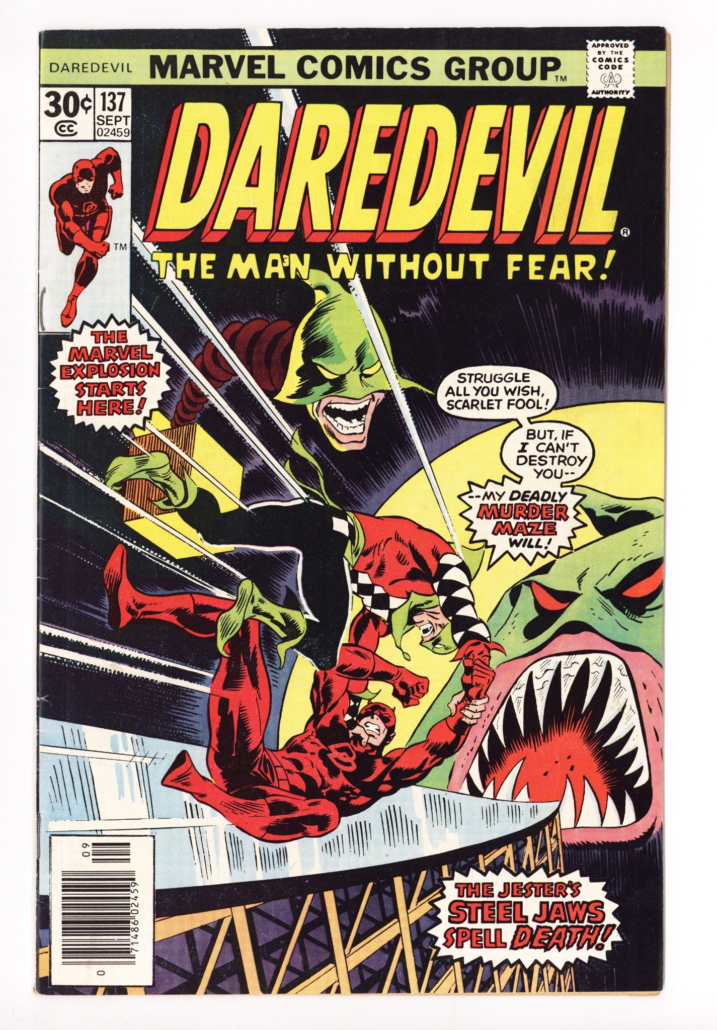 Daredevil Vol 1 137 FN+ (6.5) (1976) 