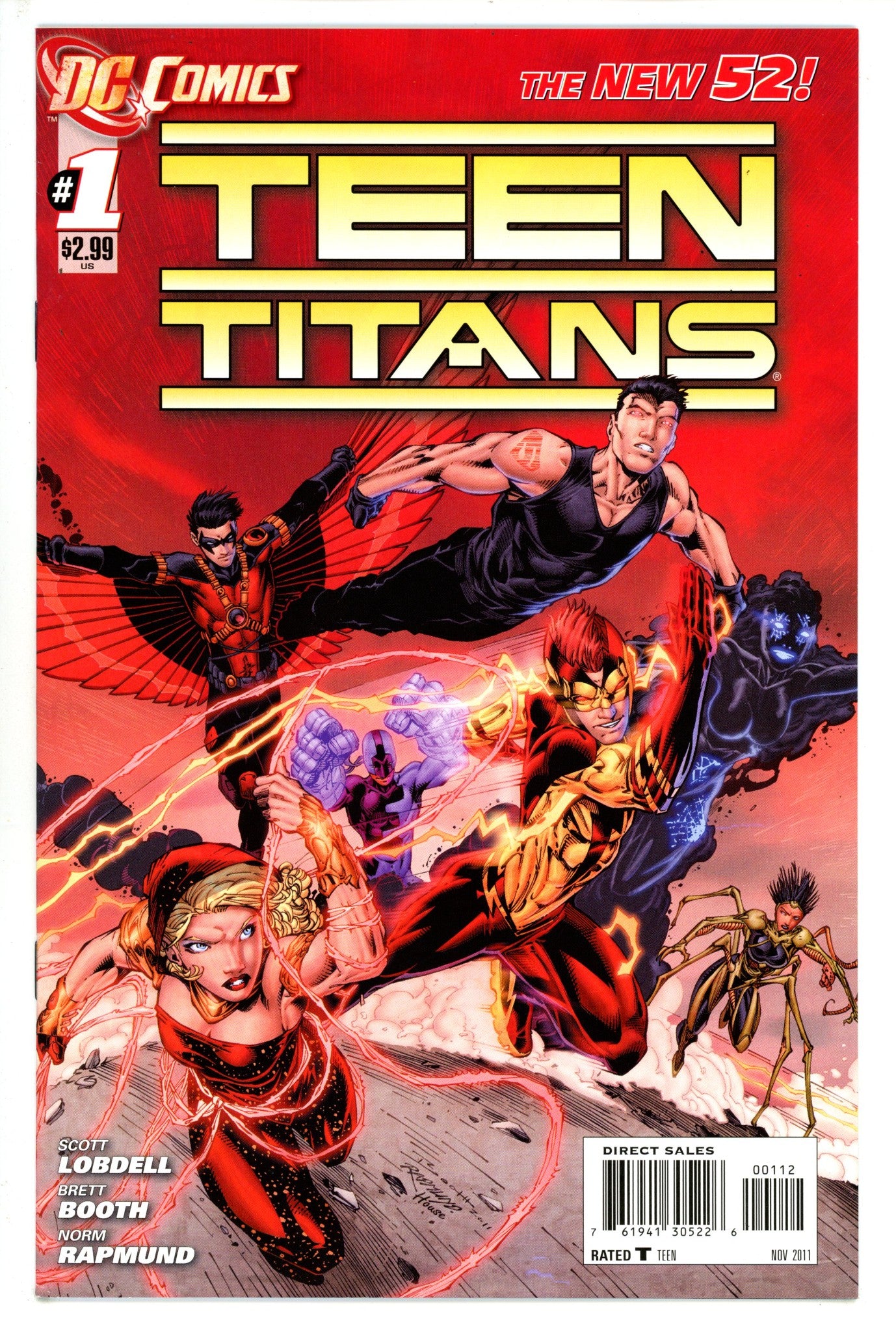 Teen Titans Vol 4 1 2Nd Print (2011)