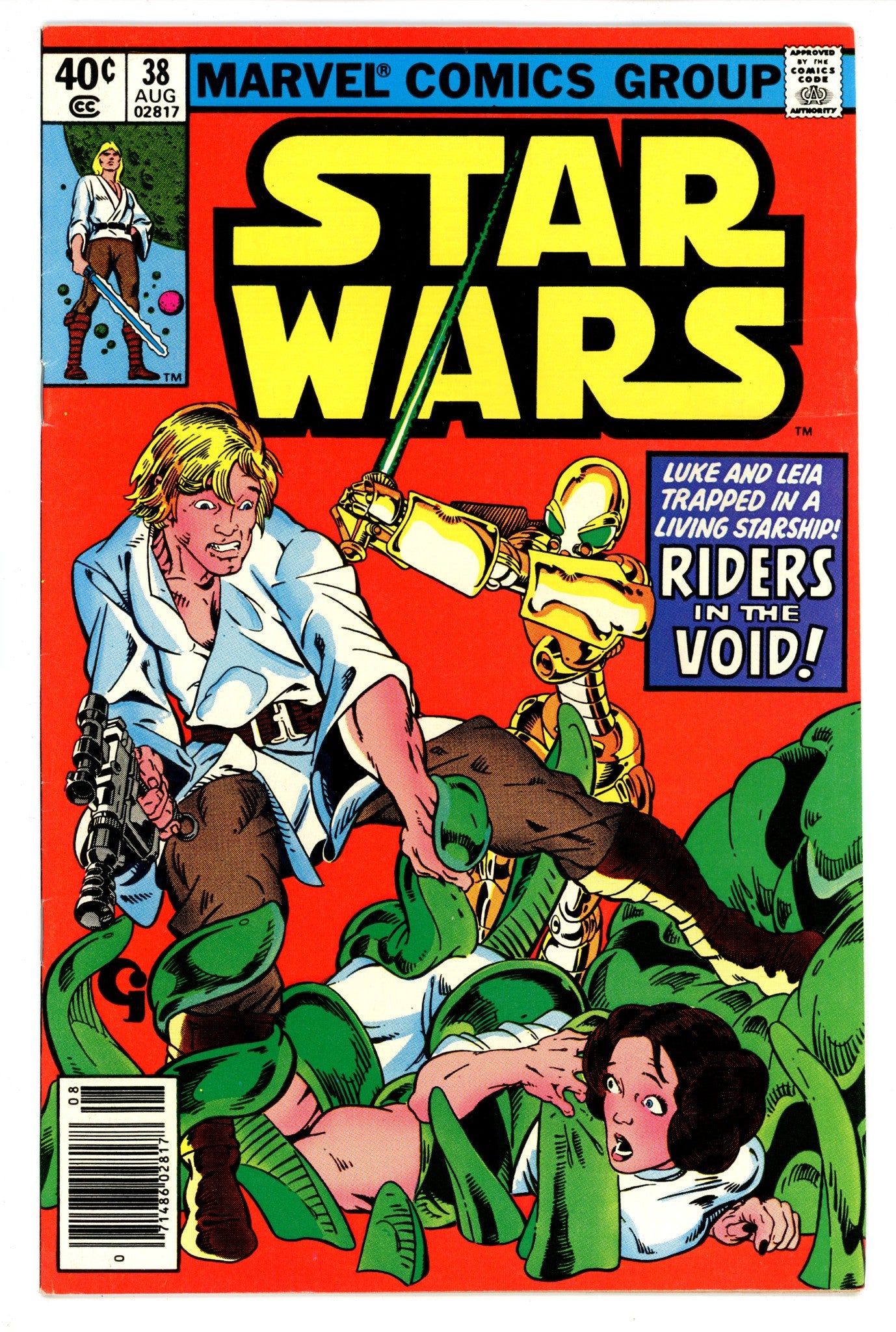 Star Wars Vol 1 38 FN/VF (7.0) (1980) Newsstand 