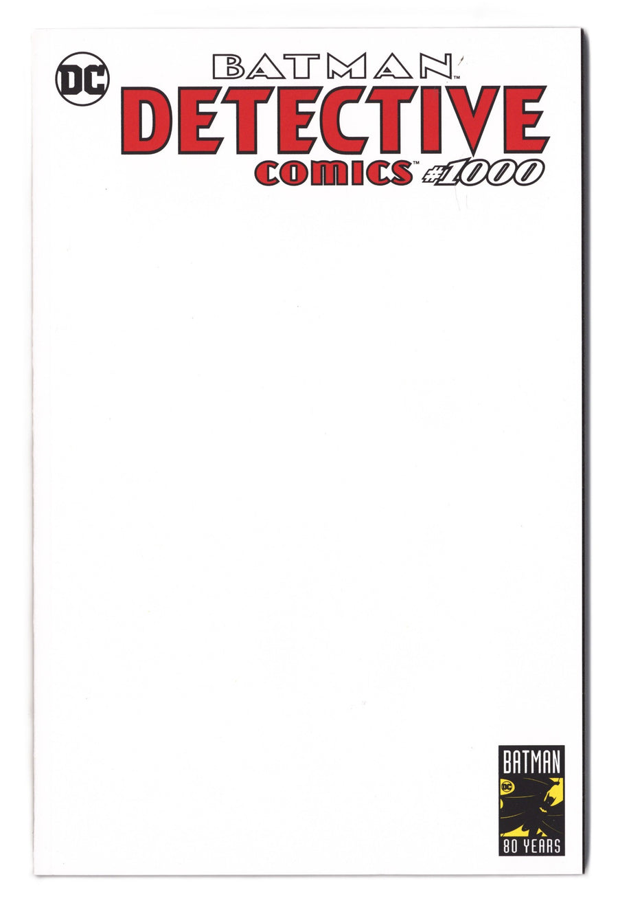 Detective Comics Vol 3 1000 NM- (9.2) (2019) Blank Variant 