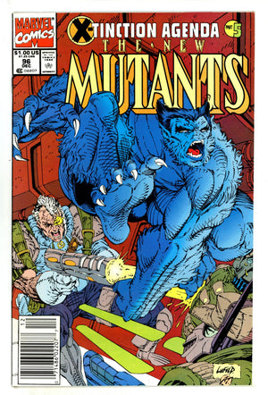 The New Mutants Vol 1 96 VF/NM (9.0) (1990) Newsstand