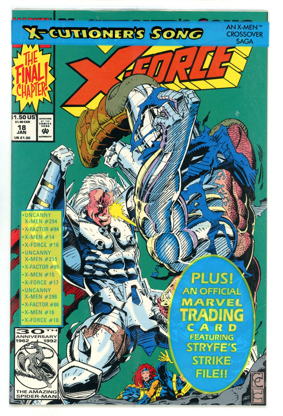 X-Force Vol 1 18 High Grade (1992) Sealed 