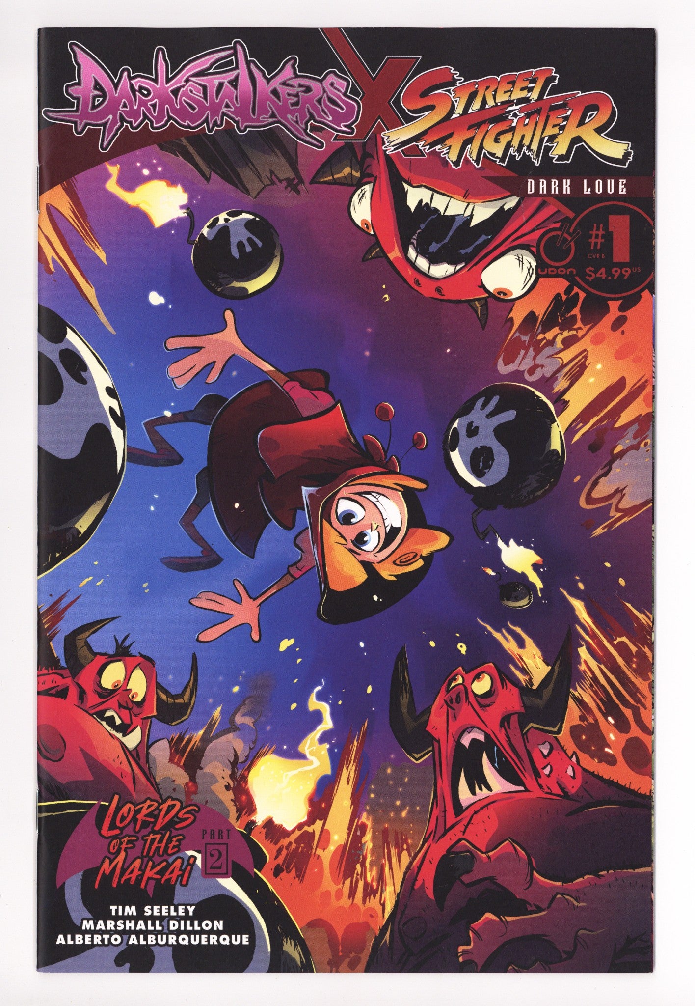 Darkstalkers X Street Fighter Dark Love 1 Bean Variant (2025)