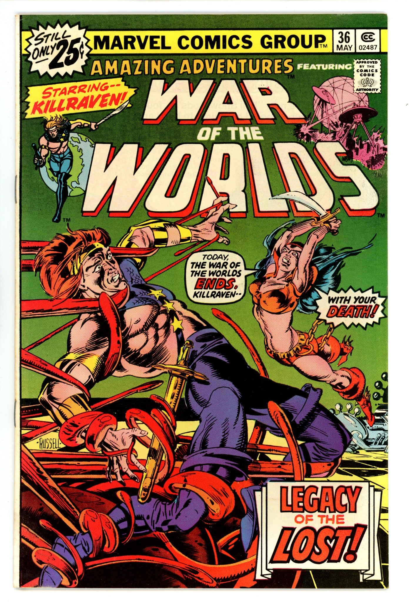 Amazing Adventures Vol 2 36 Mid Grade (1976)