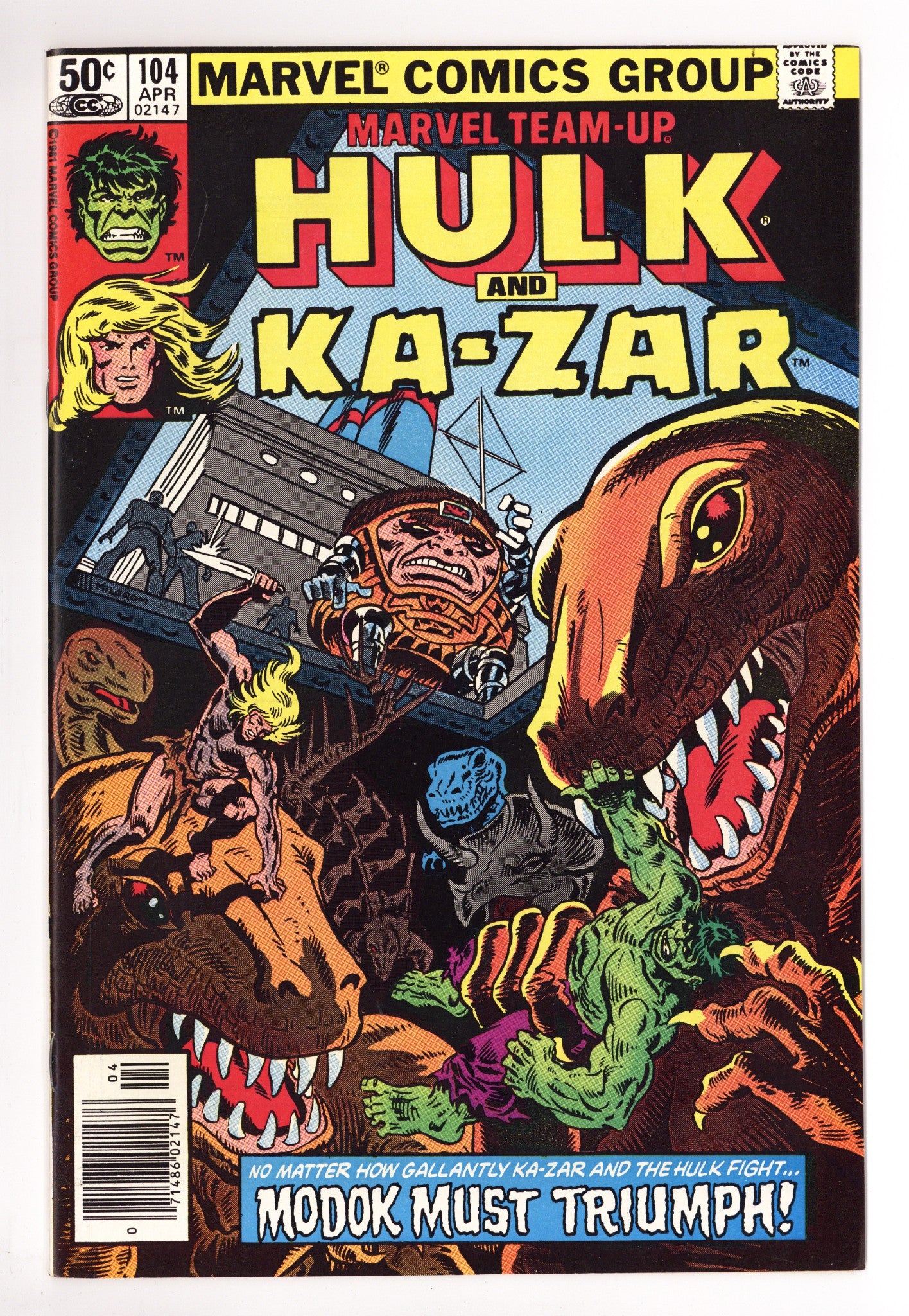Marvel Team-Up Vol 1 104 High Grade (1981) Newsstand 