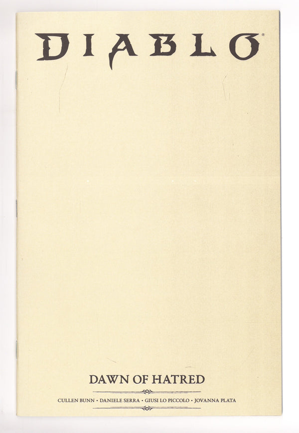 Diablo Dawn Of Hatred 1 Blank Variant (2026)