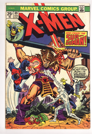 The X-Men Vol 1 89 VG+ (4.5) (1974)