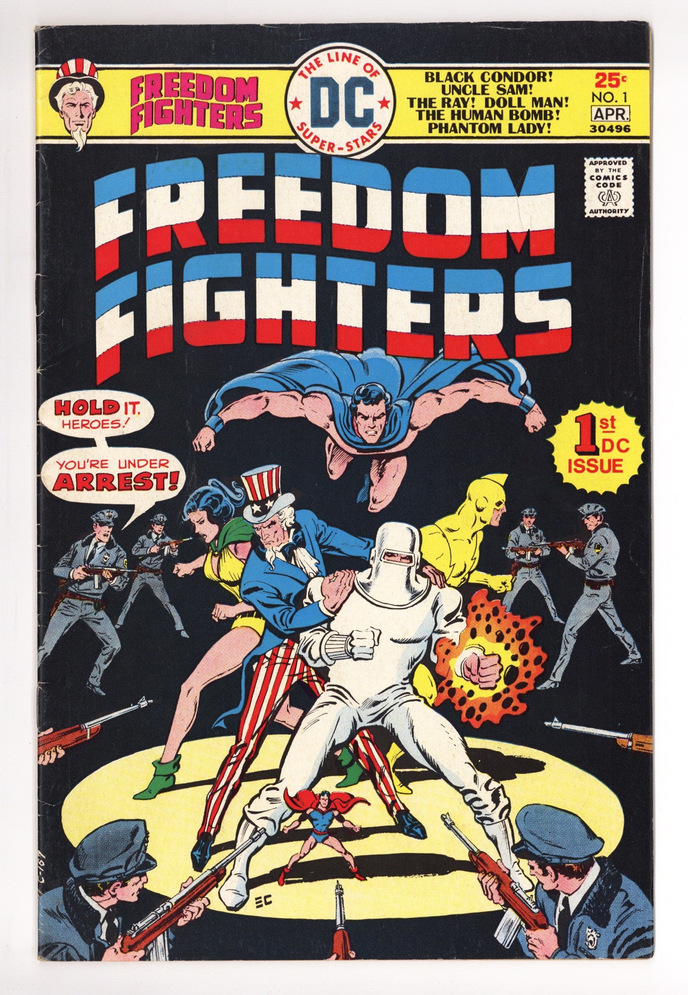 Freedom Fighters Vol 1 1 Mid Grade (1976) 