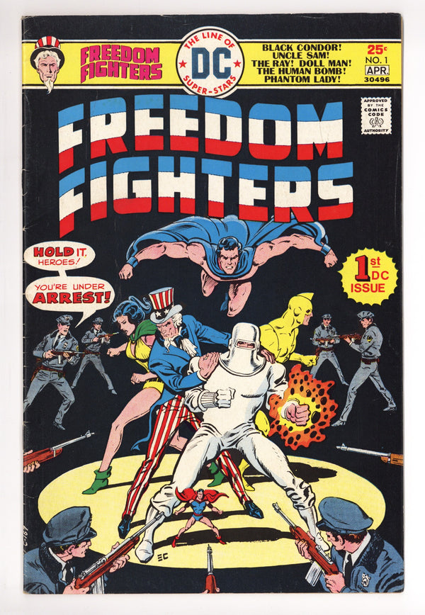 Freedom Fighters Vol 1 1 Mid Grade (1976)