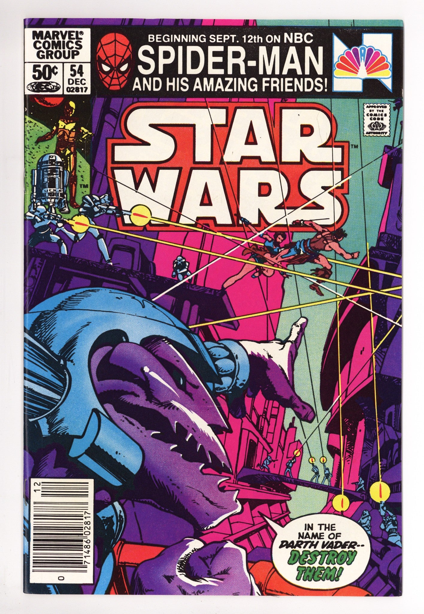 Star Wars Vol 1 54 NM- (9.2) (1981) Newsstand 