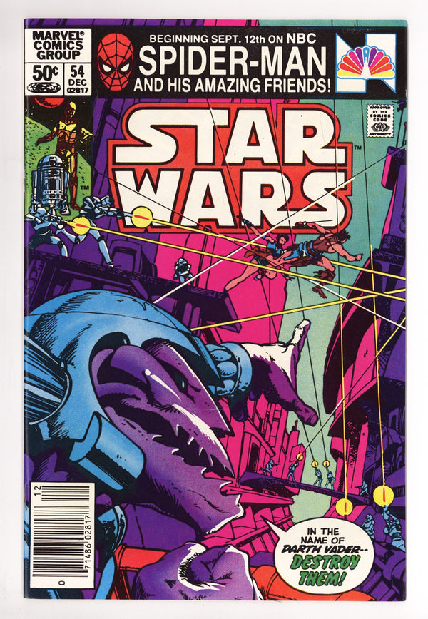 Star Wars Vol 1 54 NM- (9.2) (1981) Newsstand