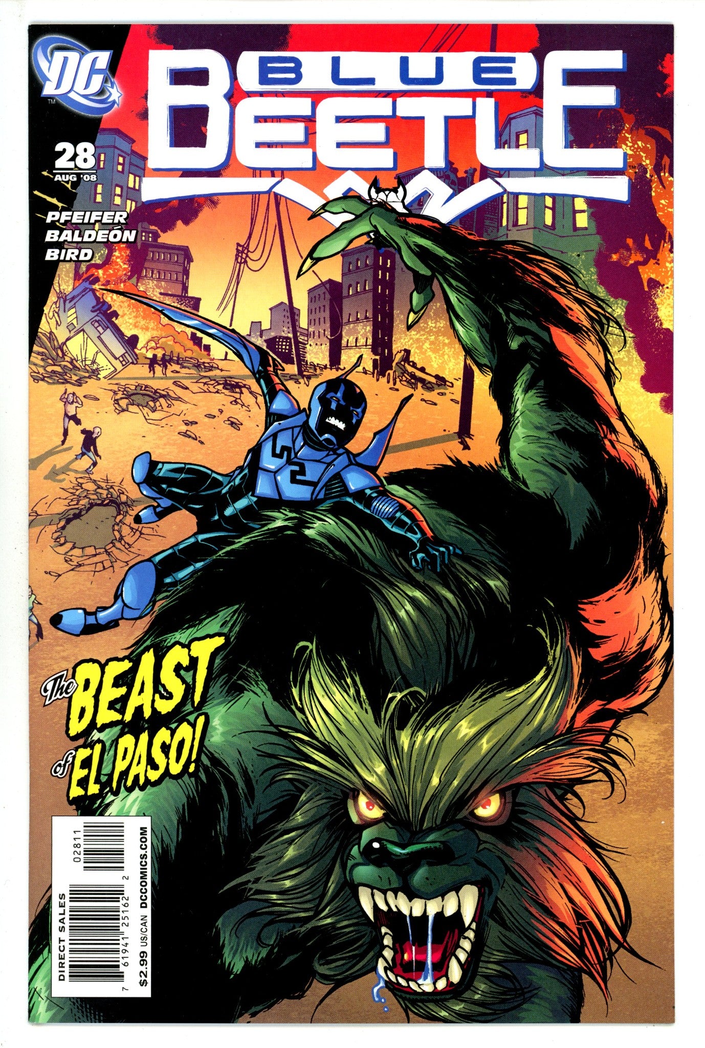 The Blue Beetle Vol 8 28 High Grade (2008) 