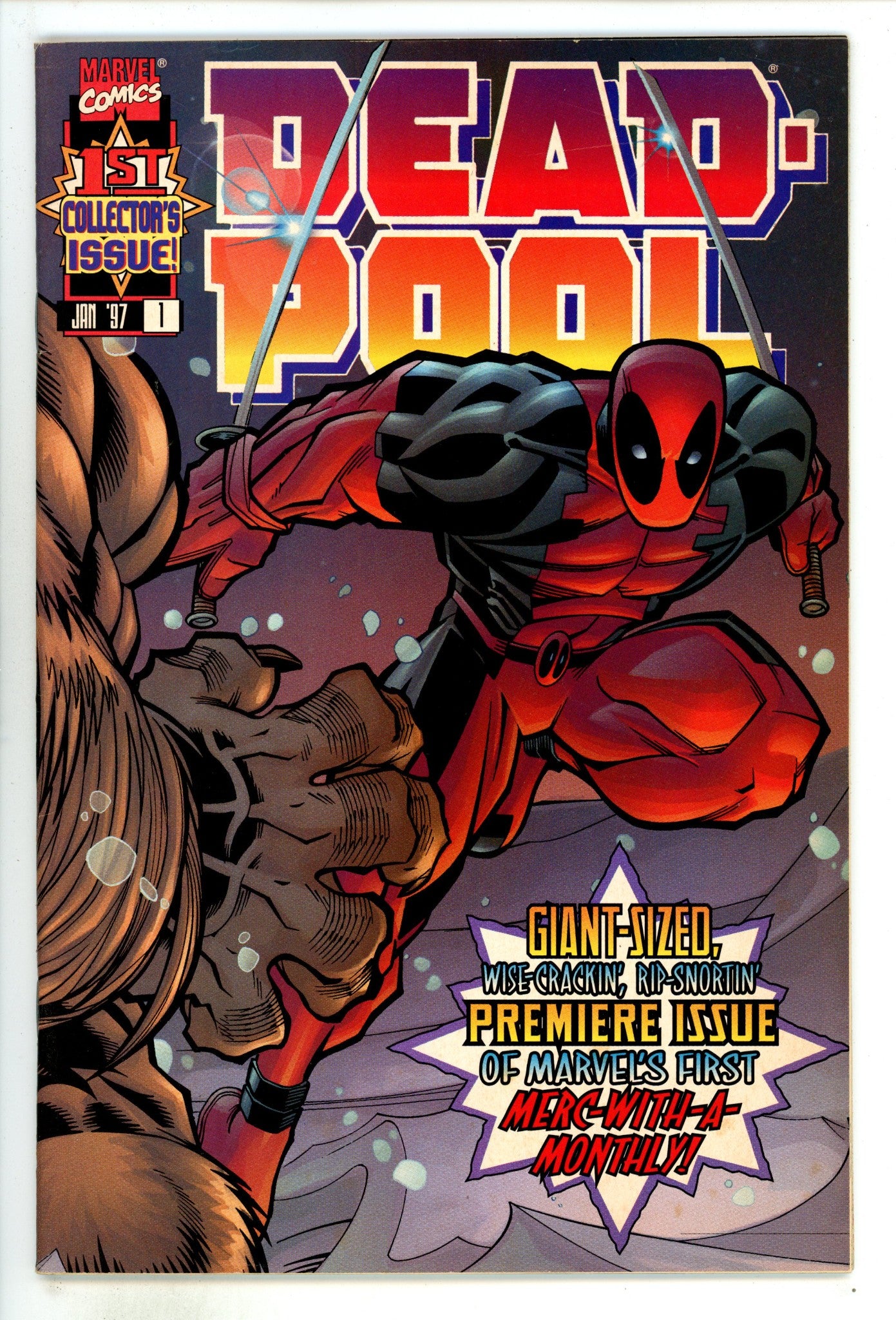 Deadpool Vol 2 1 FN (6.0) (1997) Newsstand 