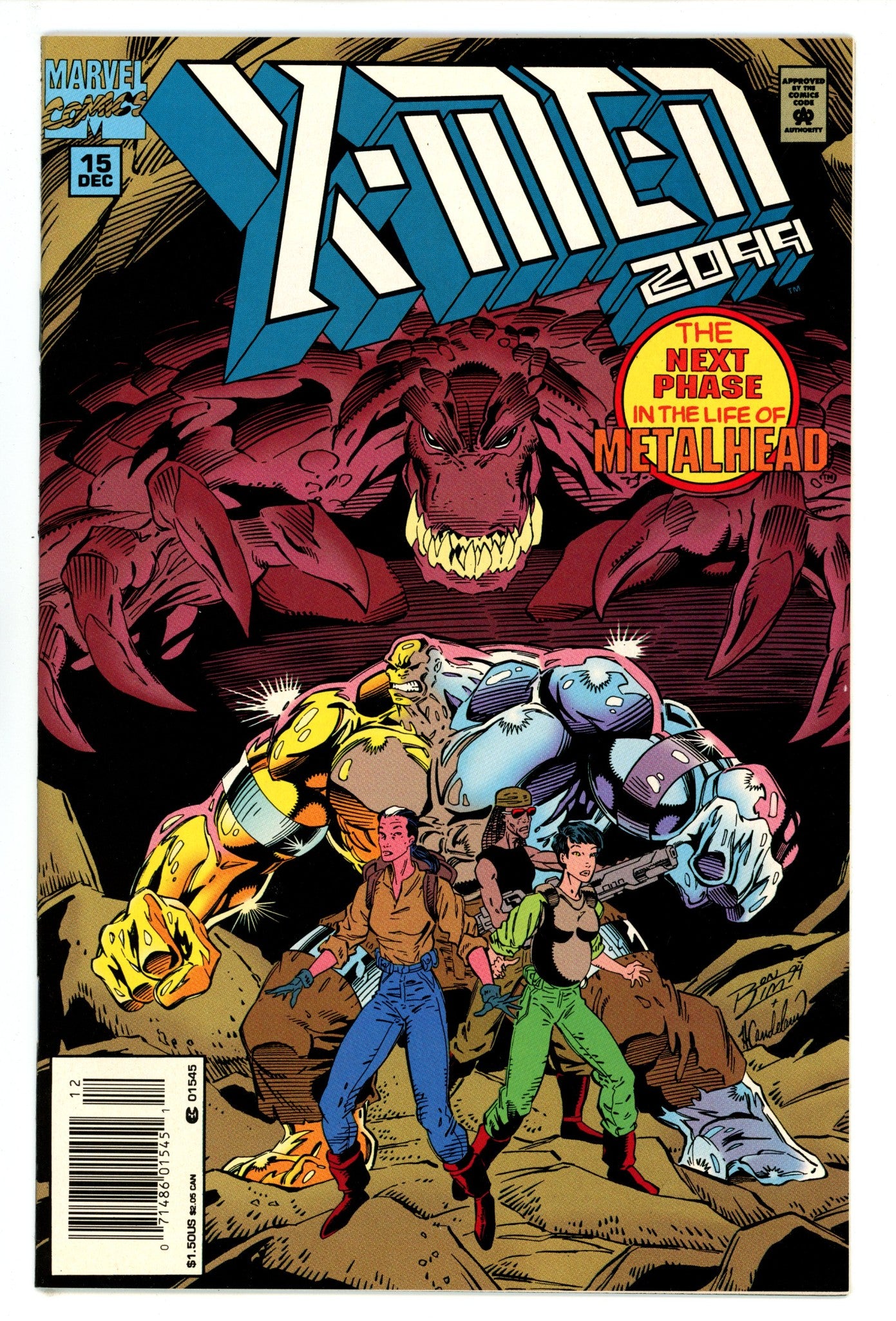 X-Men 2099 15 High Grade (1994) Newsstand 