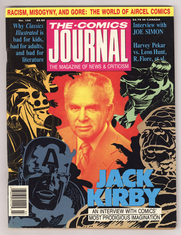 The Comics Journal 134 Low Grade (1990)