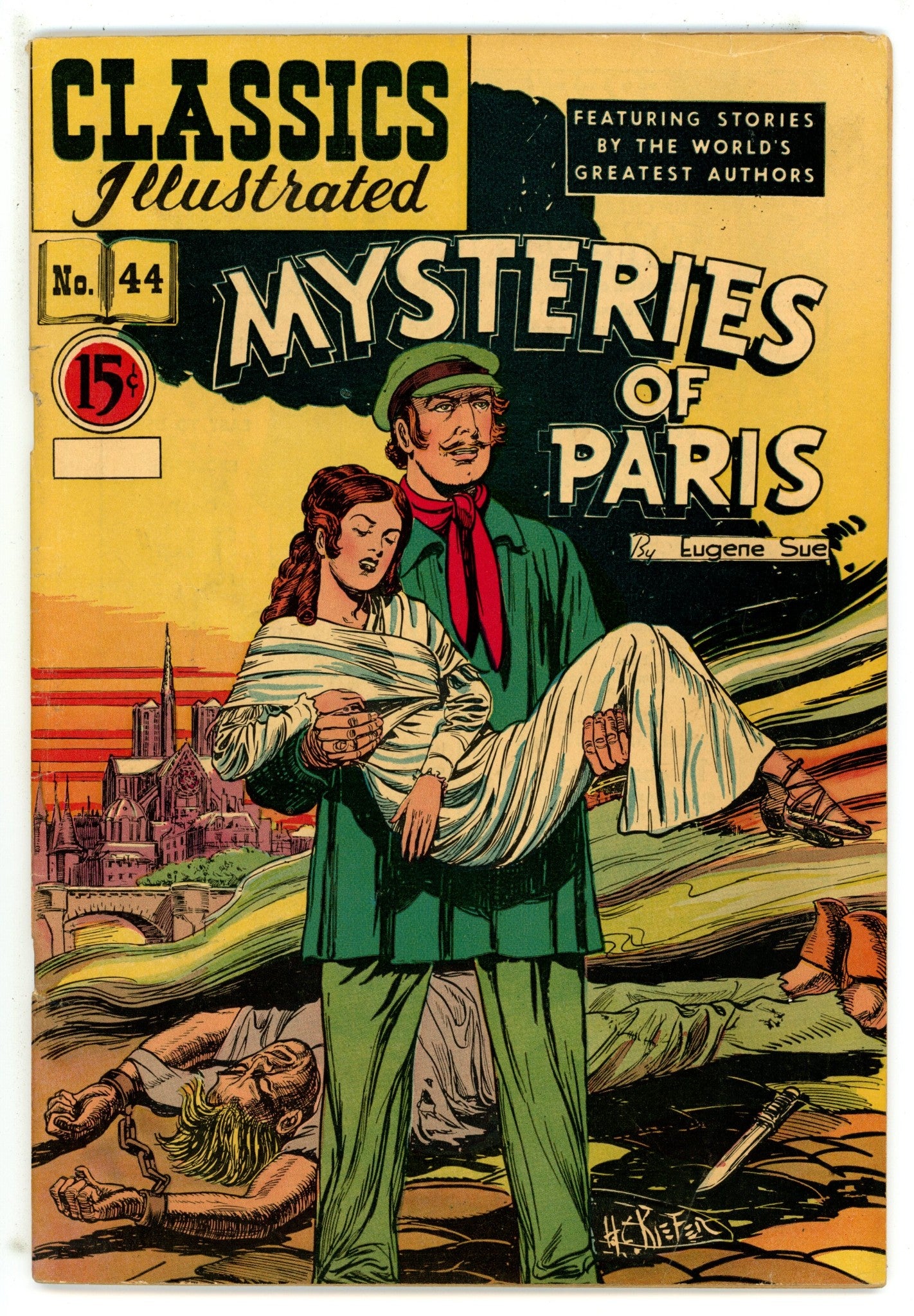 Classics Illustrated: Mysteries of Paris 44 Hrn 78 VG/FN (1950)