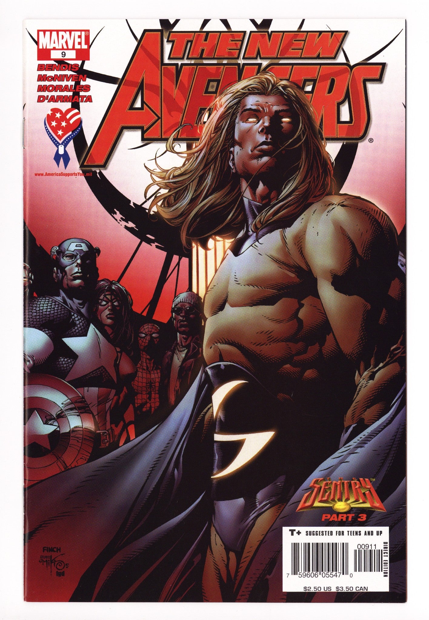 New Avengers Vol 1 9 Mid Grade (2005) 