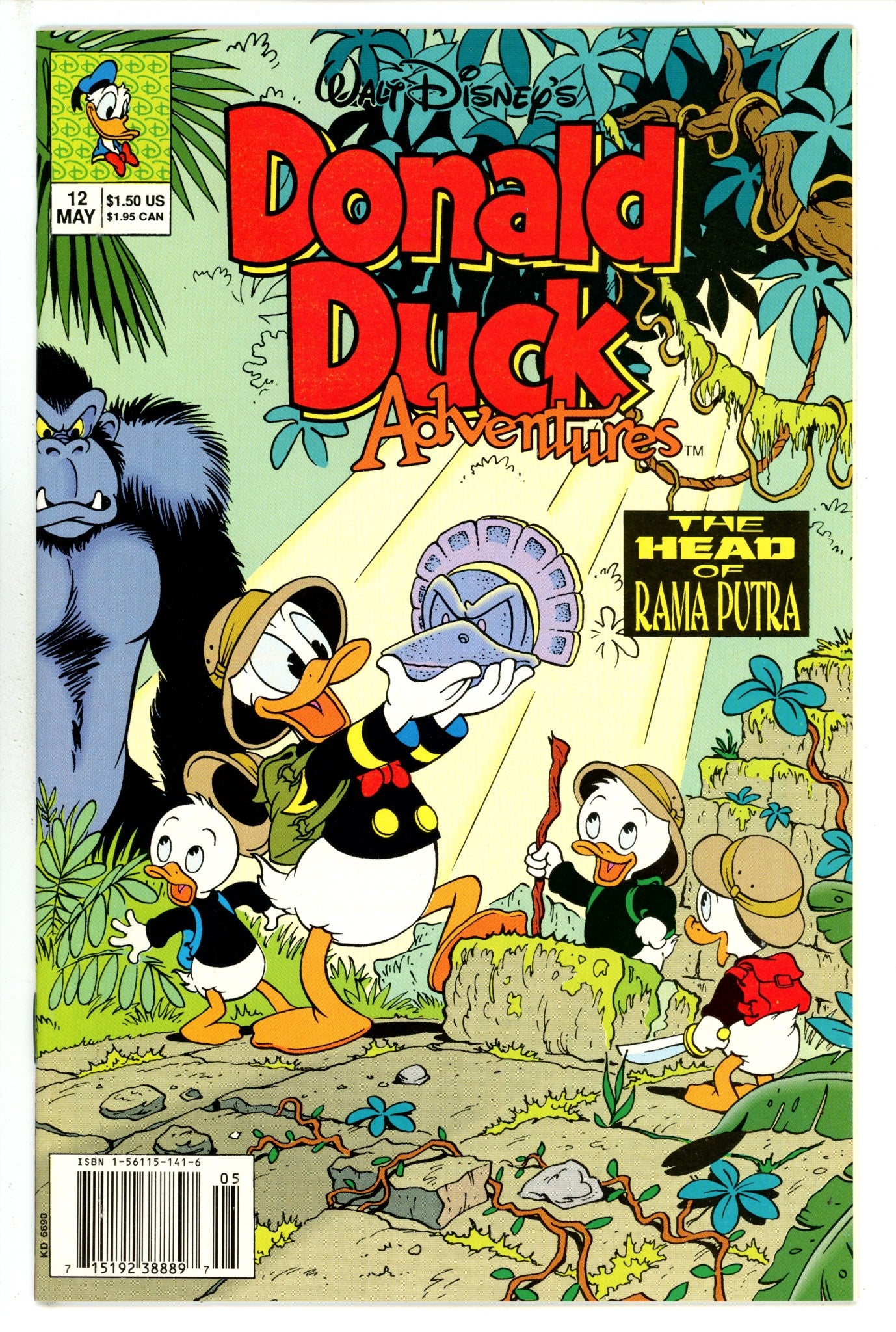 Walt Disney's Donald Duck Adventures Vol 2 12 Newsstand VF/NM (1991)