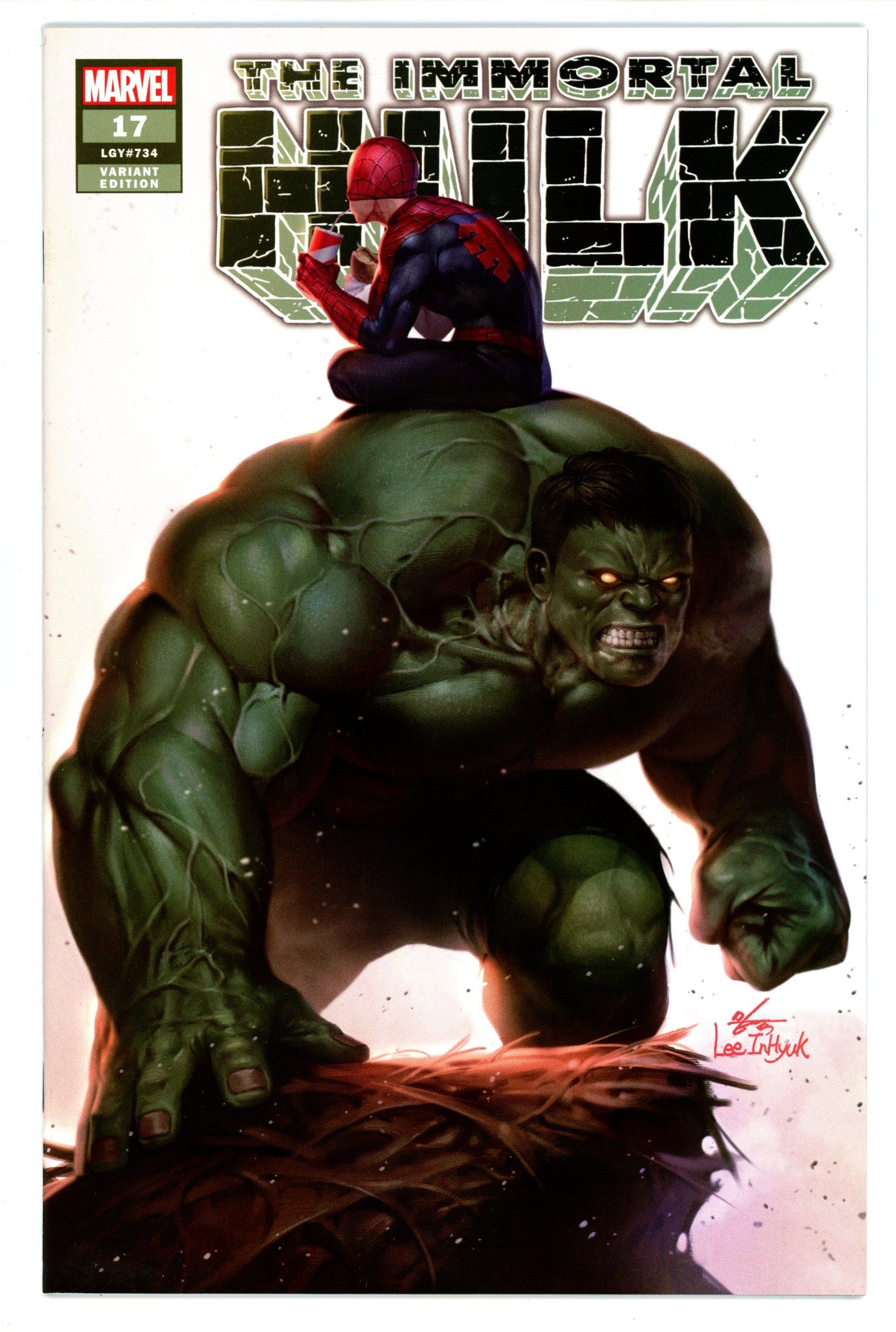 Immortal Hulk 17 NM- (9.2) (2019) Lee Variant 