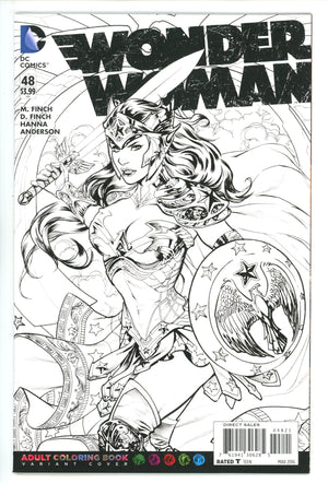 Wonder Woman Vol 4 48 High Grade (2016) Lupacchino B&W Variant