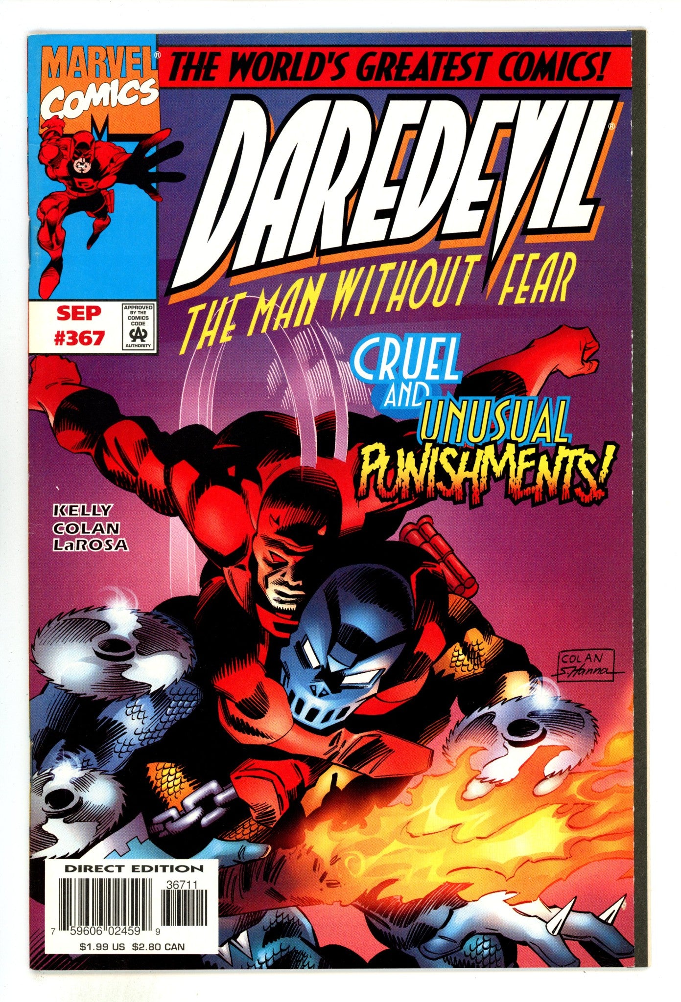 Daredevil Vol 1 367 Mid Grade (1997) 