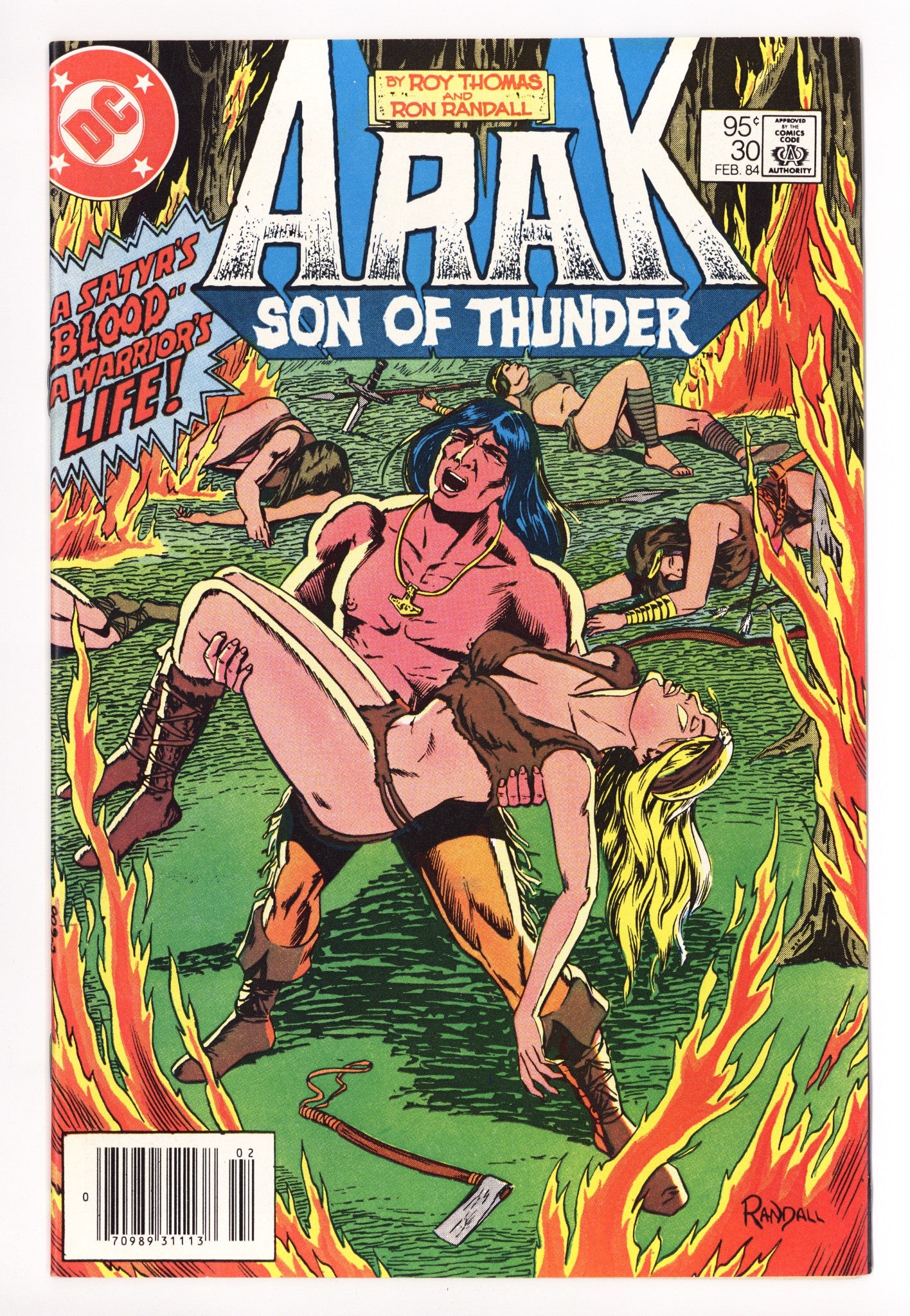 Arak / Son of Thunder 30 VF+ (8.5) (1984) Canadian Price Variant 