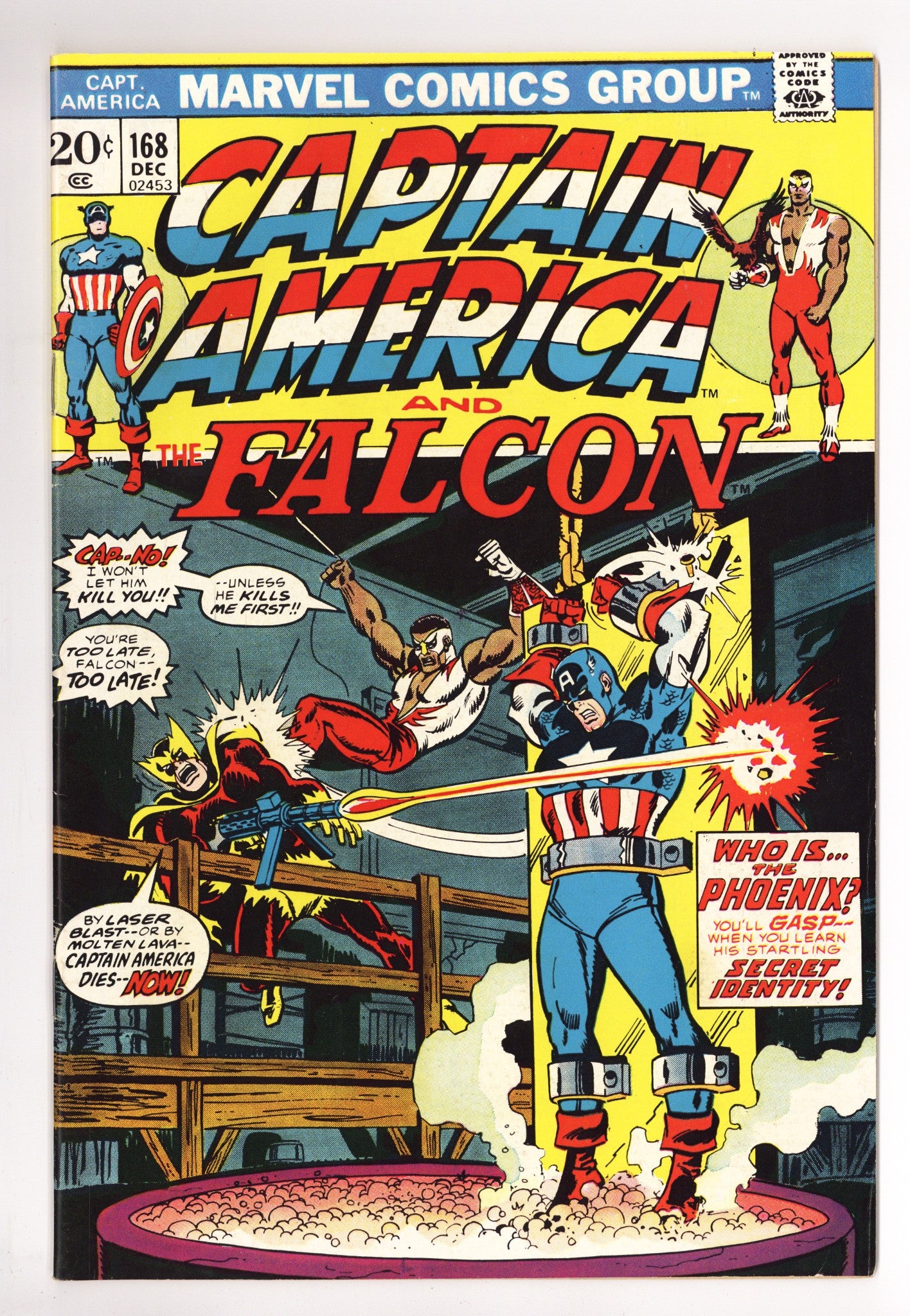 Captain America Vol 1 168 FN (6.0) (1973) 