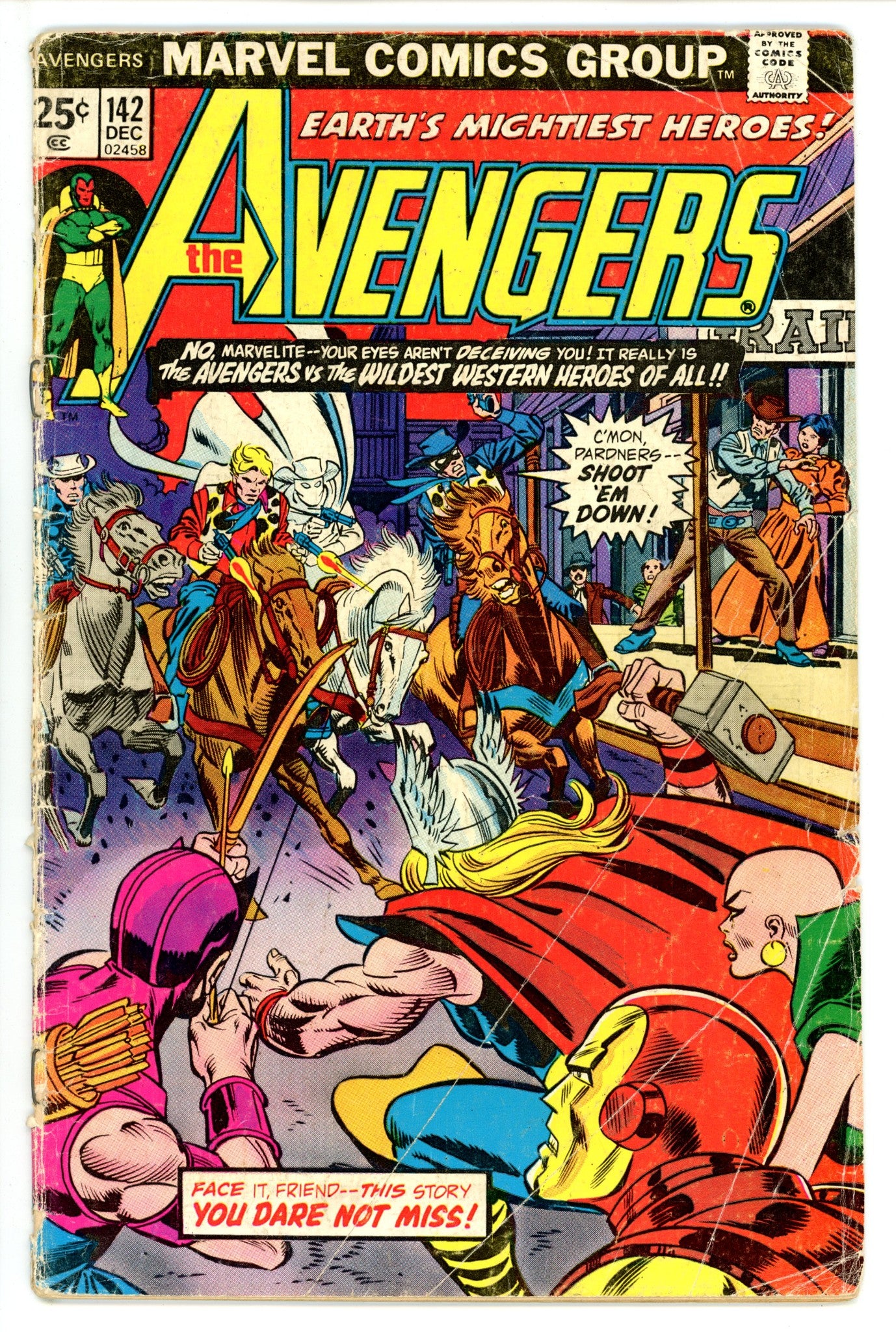 The Avengers Vol 1 142 GD (1975)